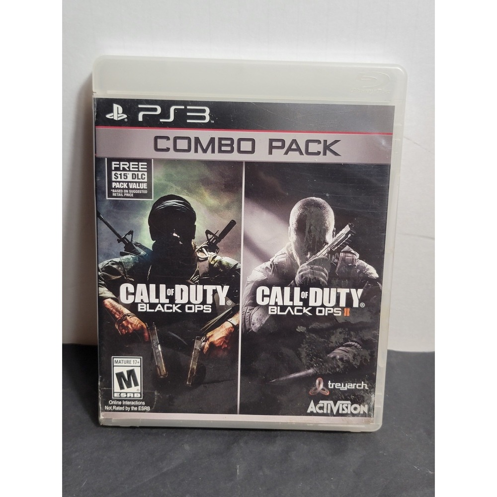 Call of Duty: Black Ops 1 & 2 Combo Pack PS3 Complete Tested Works